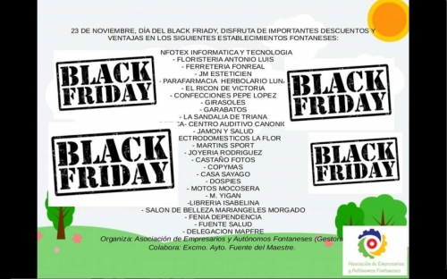 Black Friday en Fuente del Maestre
